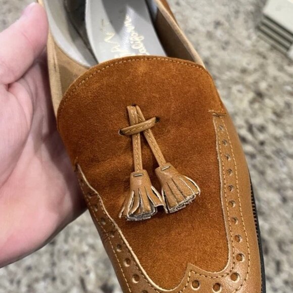 Magdesians California Women’s Loafers Brown Leather Suede Tassel Vintage Shoes 6 - Picture 2 of 14